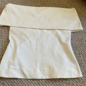 Reformation off the shoulder crème top